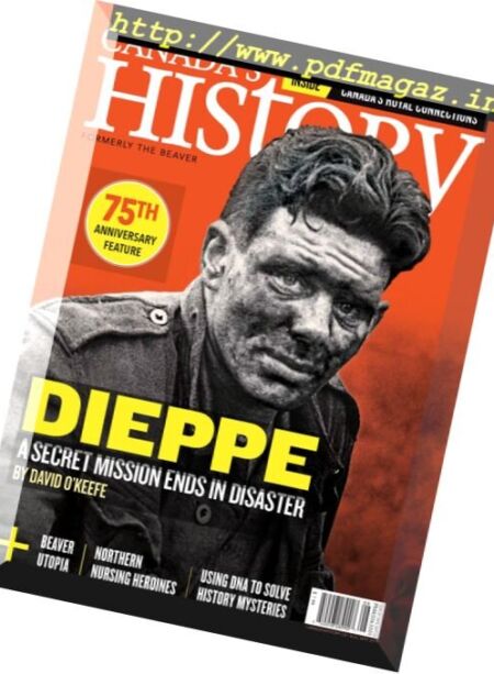 Canada’s History – August-September 2017 Cover