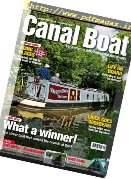 Canal Boat – August 2017 Cover