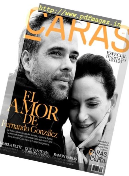 Caras Chile – 21 Julio 2017 Cover