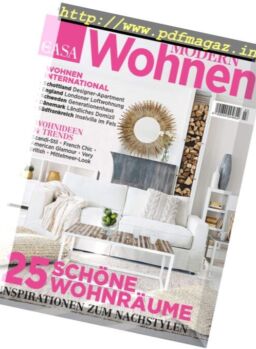 Casa Deco – Modern Wohnen – Juli-September 2017