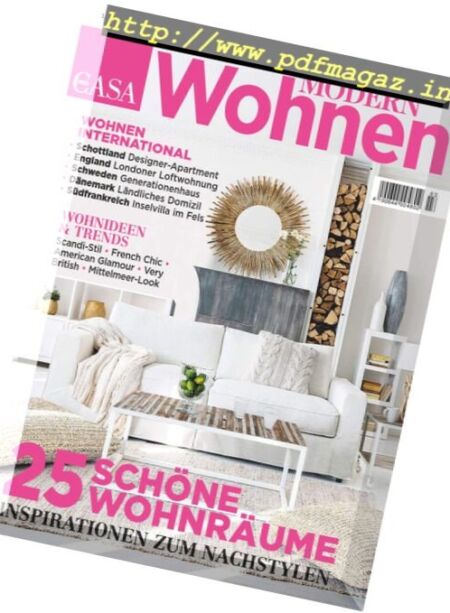Casa Deco – Modern Wohnen – Juli-September 2017 Cover
