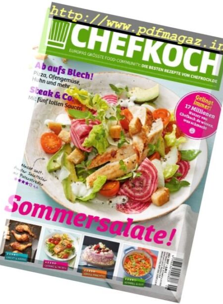 Chefkoch – Juli 2017 Cover