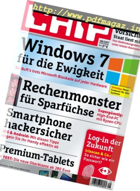 Chip Germany – August 2017 Cover
