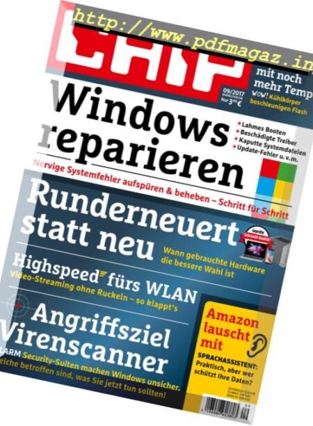 Chip Germany – September 2017 Cover