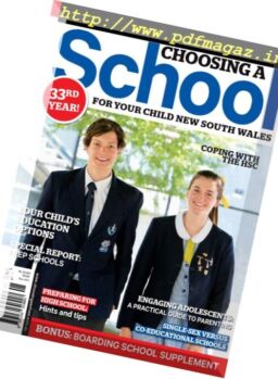 Choosing a School for Your Child New South Wales – Issue 33, 2017