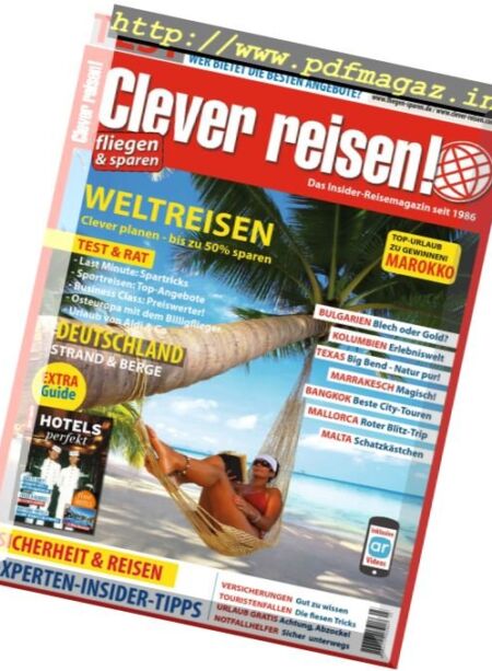 Clever Reisen – August-Oktober 2017 Cover