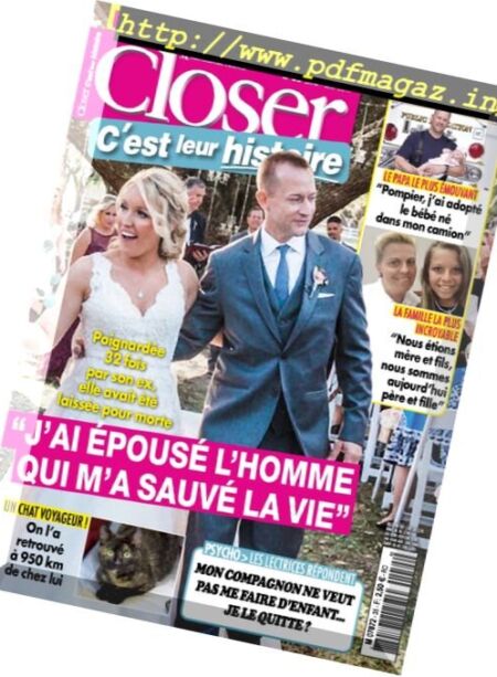 Closer C’est leur histoire – Juillet-Aout 2017 Cover