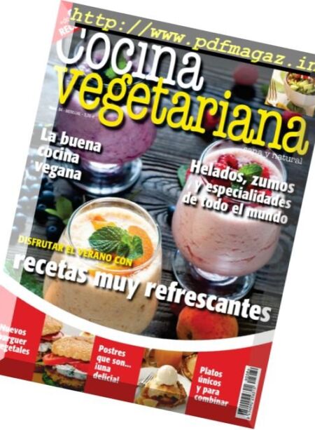 Cocina Vegetariana – Julio 2017 Cover