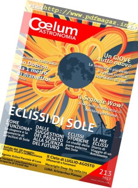 Coelum Astronomia – N 213, 2017 Cover
