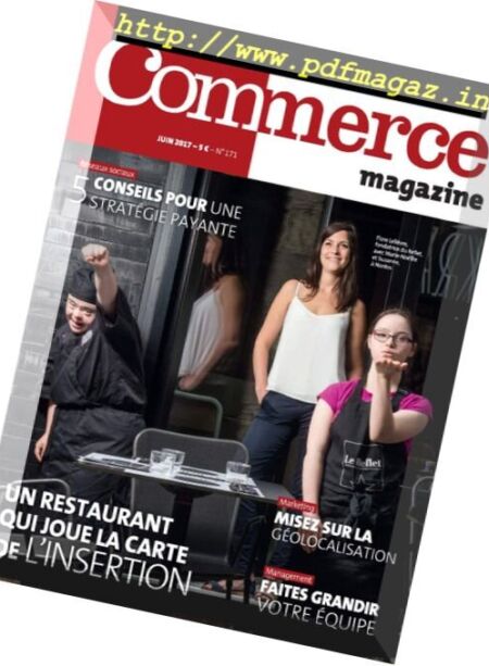 Commerce Magazine – Juin 2017 Cover