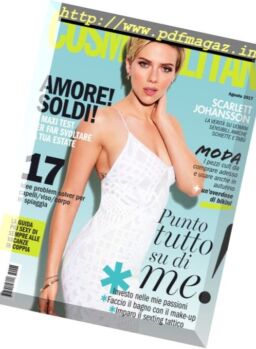 Cosmopolitan Italia – Agosto 2017
