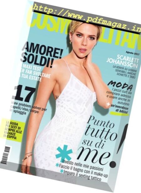 Cosmopolitan Italia – Agosto 2017 Cover