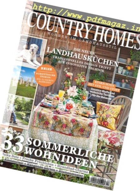 Country Homes – Juli-August 2017 Cover