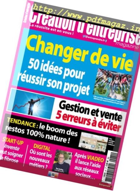 Creation d’Entreprise – Juin-Aout 2017 Cover