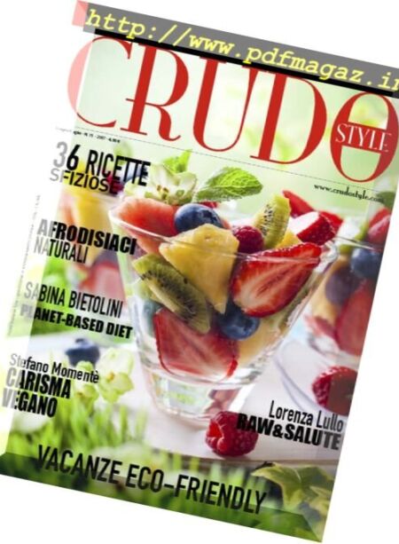 Crudo Style – Giugno-Luglio 2017 Cover