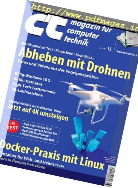 c’t – vom 8 Juli 2017 Cover