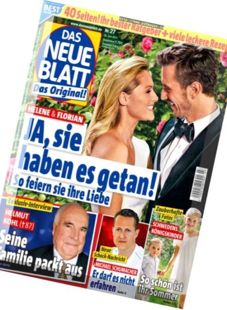 Das Neue Blatt – 28 Juni 2017 Cover