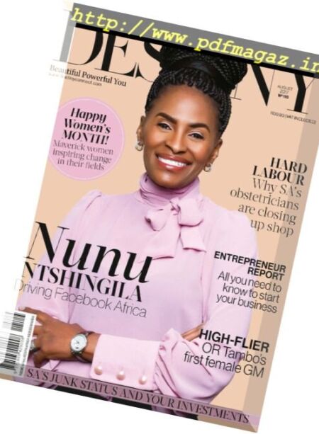 Destiny – August 2017 Cover