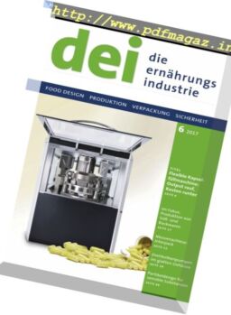 Die Ernahrungs Industrie – Nr.6 2017