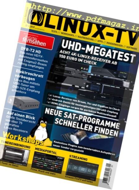 Digital Fernsehen Linux-TV – Sonderheft Nr.1 2017 Cover