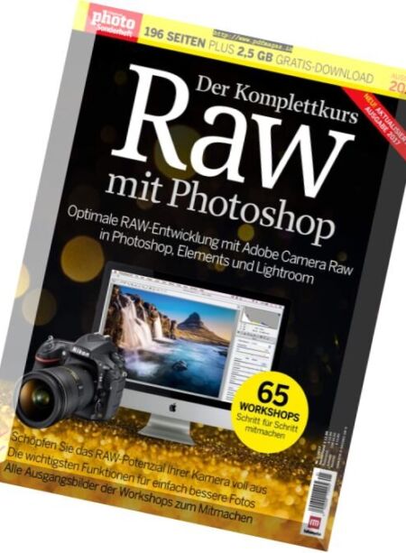 Digital Photo Sonderheft – Der Komplettkurs Raw mit Photoshop – Nr.1 2017 Cover