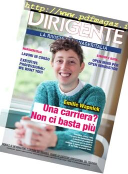 Dirigente – Luglio-Agosto 2017