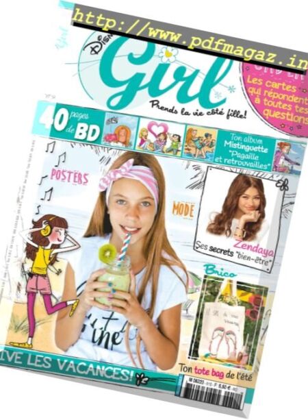 Disney Girl – Juillet-Aout 2017 Cover