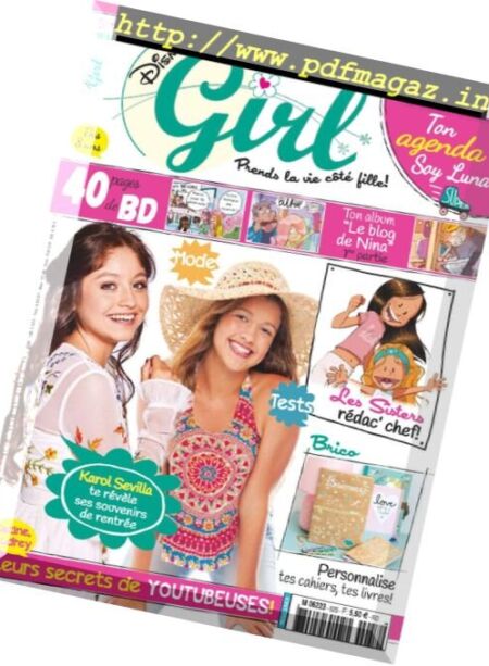 Disney Girl – Septembre 2017 Cover