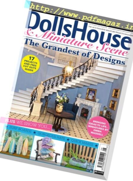 Dolls House and Miniature Scene – August 2017 Cover