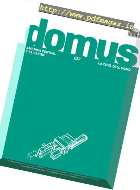 Domus Central America – N 37, 2017 Cover