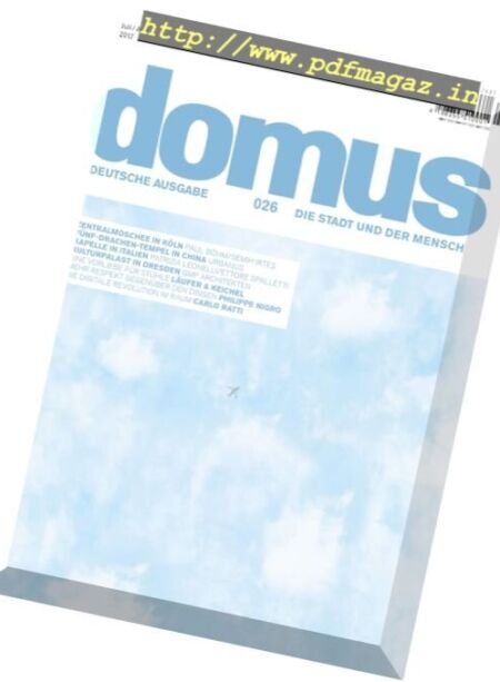 Domus Germany – Juli-August 2017 Cover