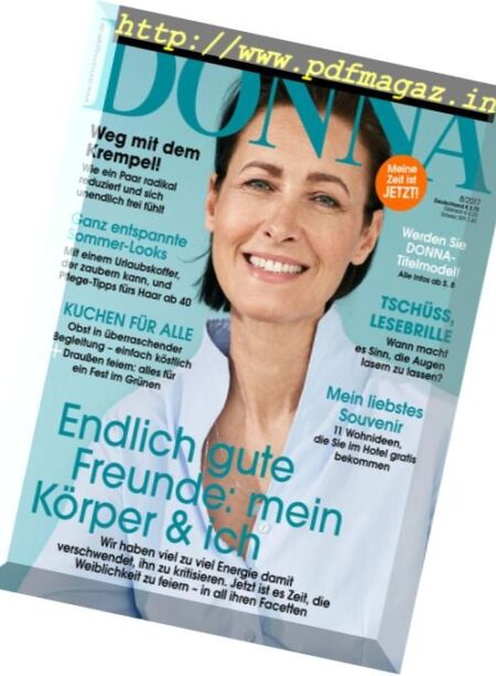 Donna – August 2017 Cover