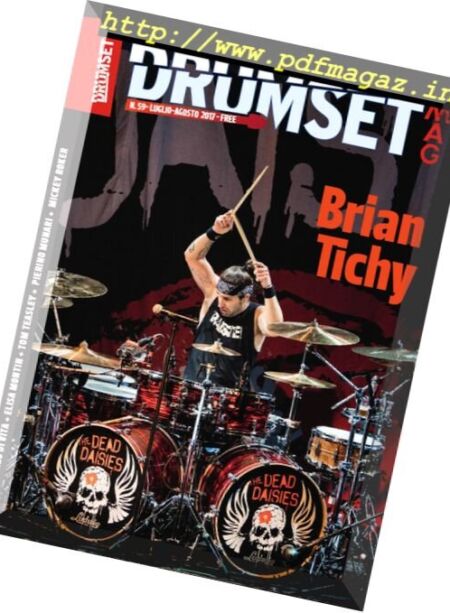 Drumset Mag – Luglio 2017 Cover