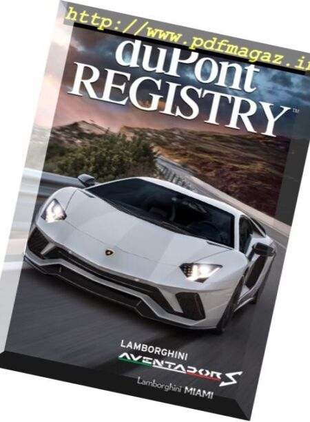 duPont Registry – August 2017 Cover