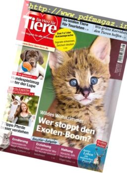 Ein Herz fur Tiere – August 2017