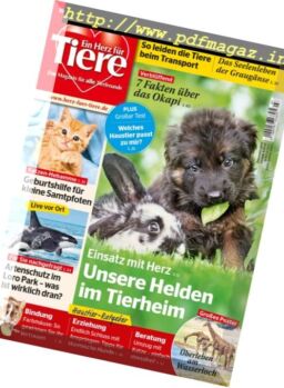 Ein Herz fur Tiere – Juli 2017