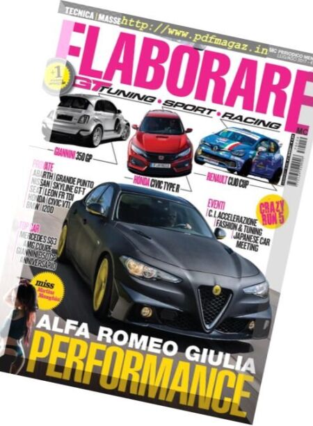 Elaborare – Luglio-Agosto 2017 Cover