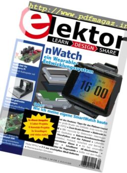 Elektor Germany – Juli-August 2017