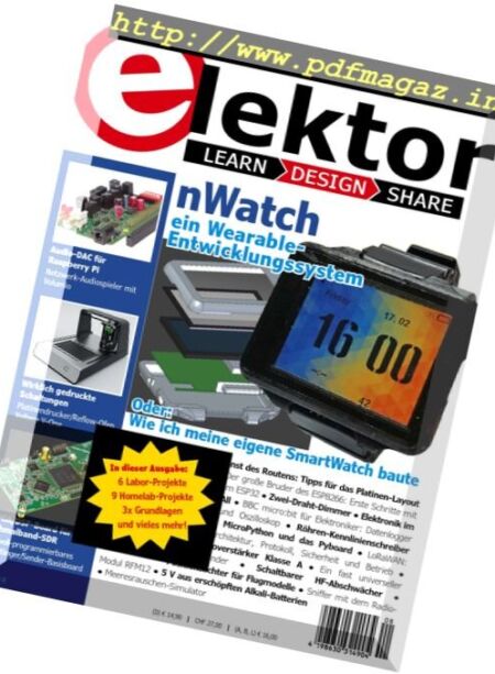 Elektor Germany – Juli-August 2017 Cover