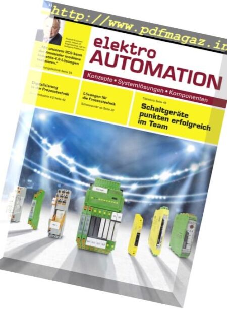 Elektro Automation – Nr.6, 2017 Cover