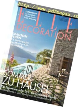 Elle Decoration Germany – Juli-August 2017