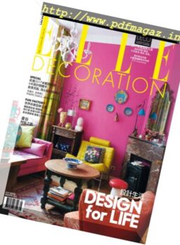 Elle Decoration Taiwan – Spring-Summer 2017