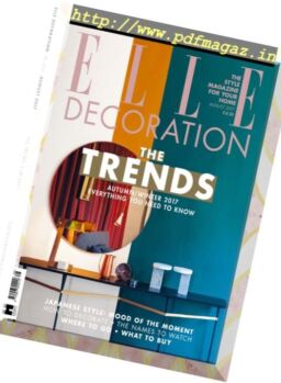 Elle Decoration UK – August 2017