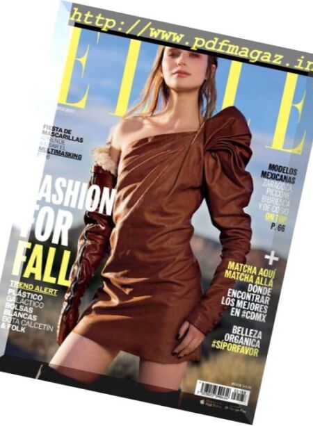 Elle Mexico – Agosto 2017 Cover
