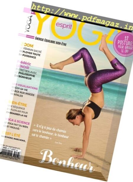 Esprit Yoga – Juillet-Aout 2017 Cover