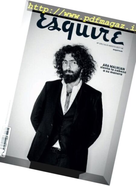 Esquire Spain – Julio-Agosto 2017 Cover