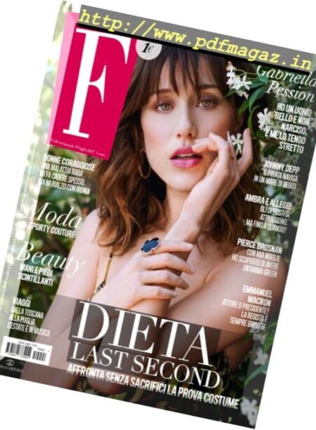 F – 19 Luglio 2017 Cover
