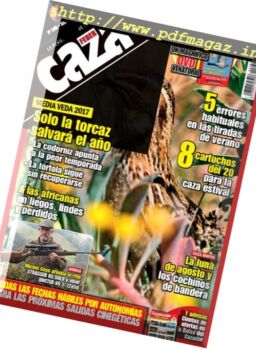 Feder Caza – Agosto 2017