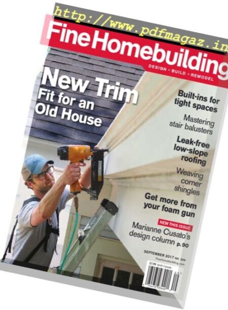 Fine Homebuilding – August-September 2017 Cover