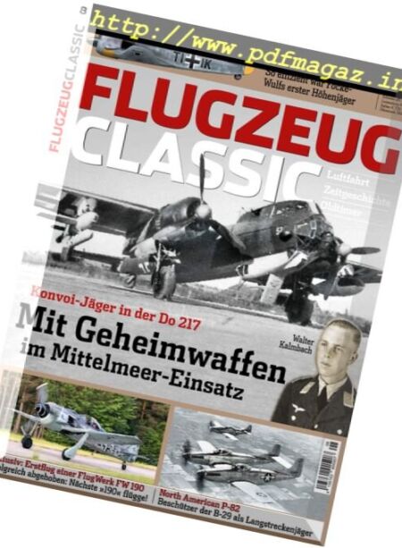 Flugzeug Classic – August 2017 Cover